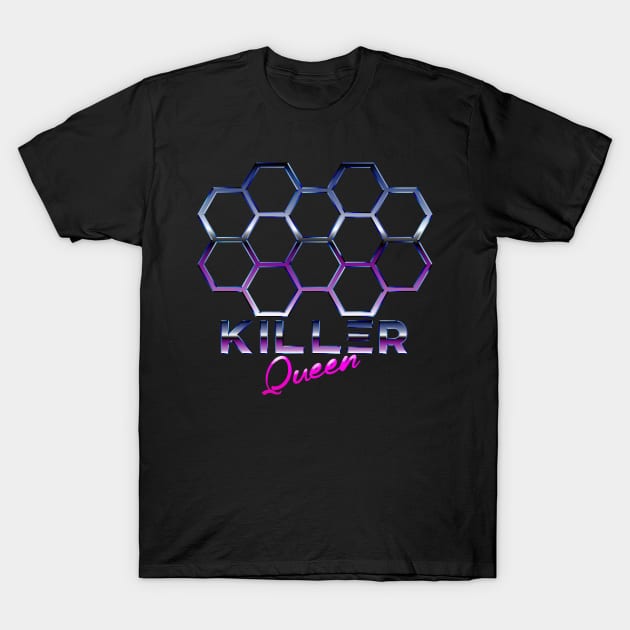 KQ Outrun hex only T-Shirt by EliWhitney1985